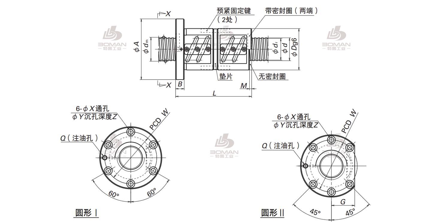 DFT2810-2.5-DFT滚珠丝杠