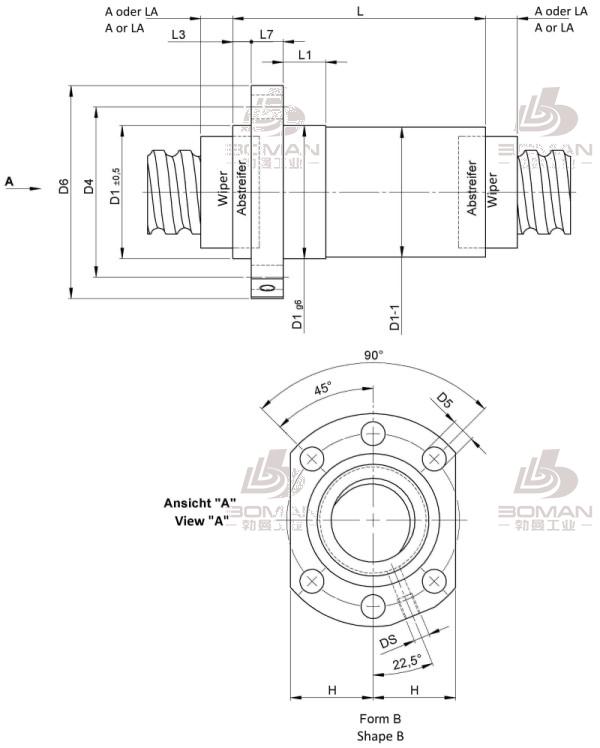 STEINMEYER施坦梅尔 1416/5.16.3,5.4 steinmeyer 丝杠