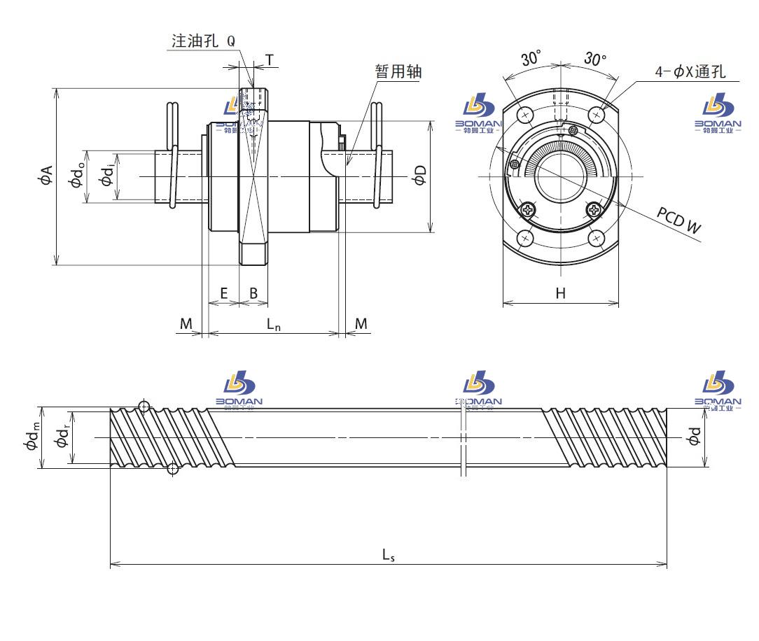 RNFCL1520A3-RNFCL转造丝杠