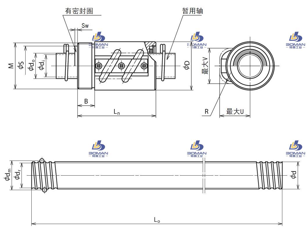 RNCT5016A5S-NSK冷轧丝杠