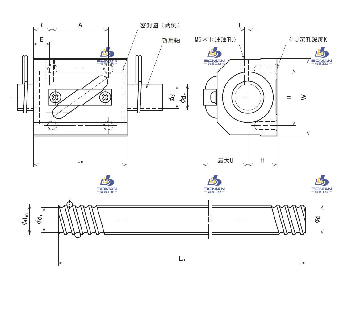 RNSTL1404A3.5S-RNSTL转造丝杠